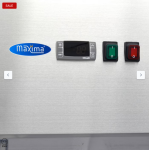  Καταψύκτης - 1400L - 6 ρυθμιζόμενα ράφια (2/1 GN) - ανοξείδωτος χάλυβας - με γυάλινες πόρτες